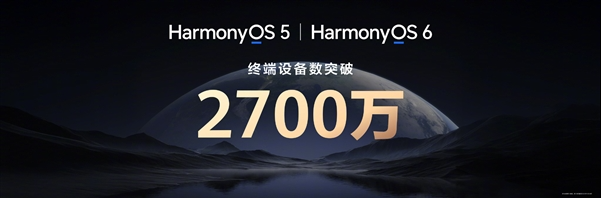 鸿蒙生态爆发式增长！2年走完10年路，设备突破2700万，日均新增10万+