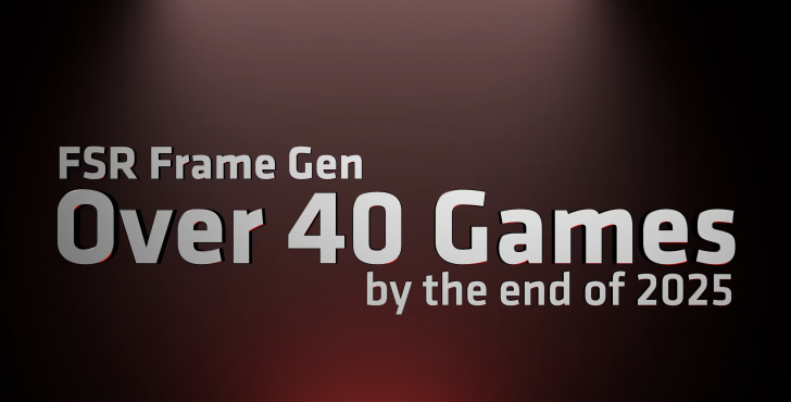 AMD FSR Redstone只支持RX 9000吗？200款游戏支持但帧生成仅40款