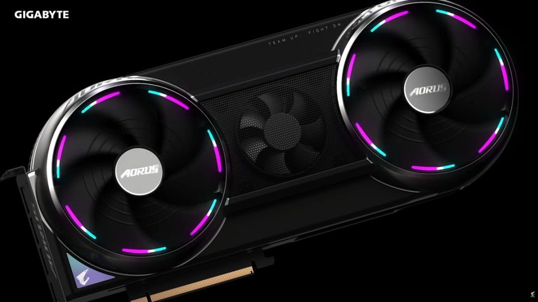 2026 CES上技嘉展出AORUS GeForce RTX 5090 INFINITY显卡介绍