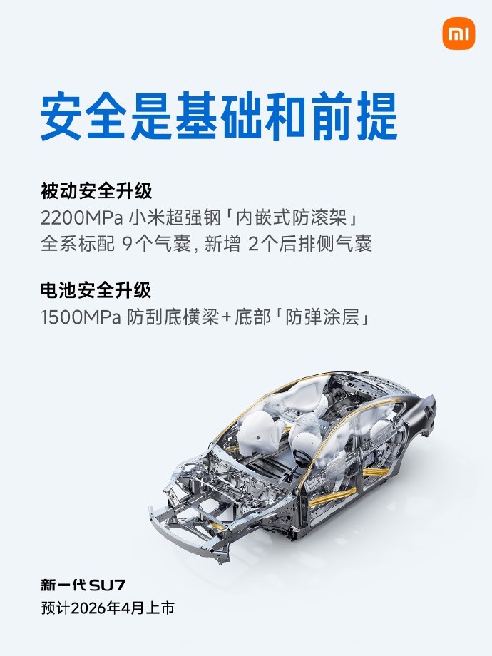 1月7日新一代小米SU7开启预订！雷军公布超多新信息