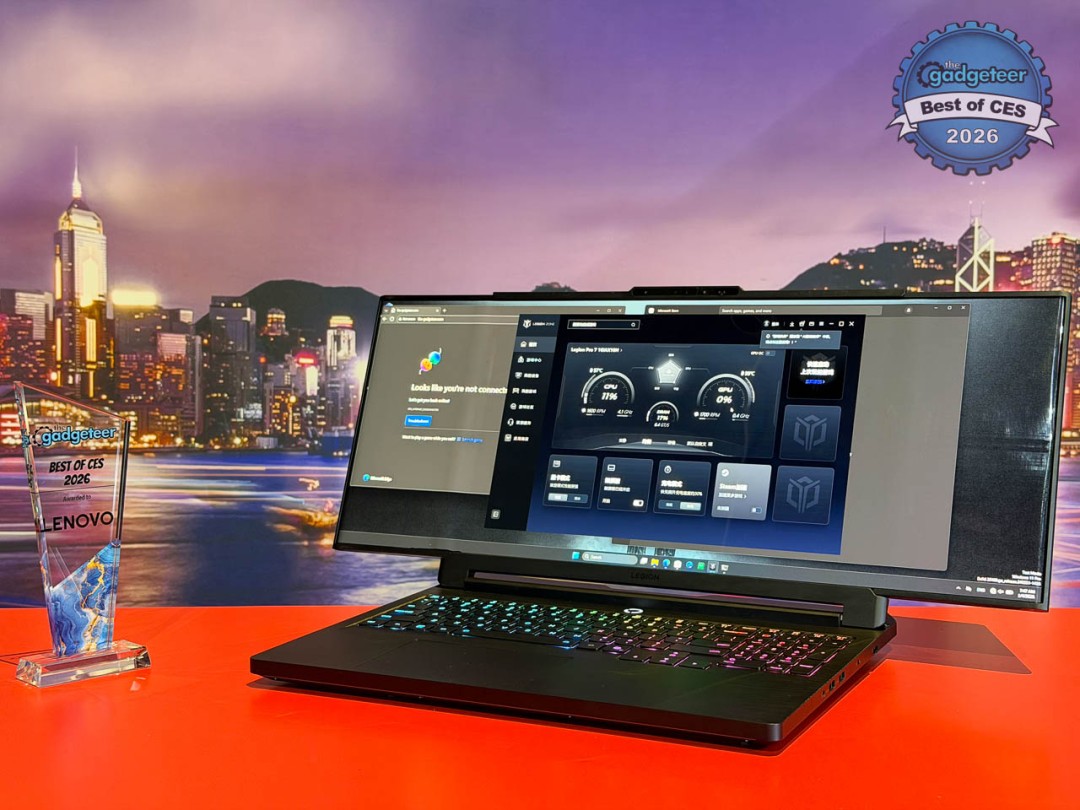 CES 2026：联想展可卷曲屏OLED笔记本，Legion Pro概念机亮点多