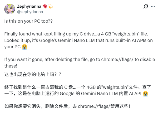 谷歌Chrome浏览器未经授权偷偷下载AI模型，用户该咋办？