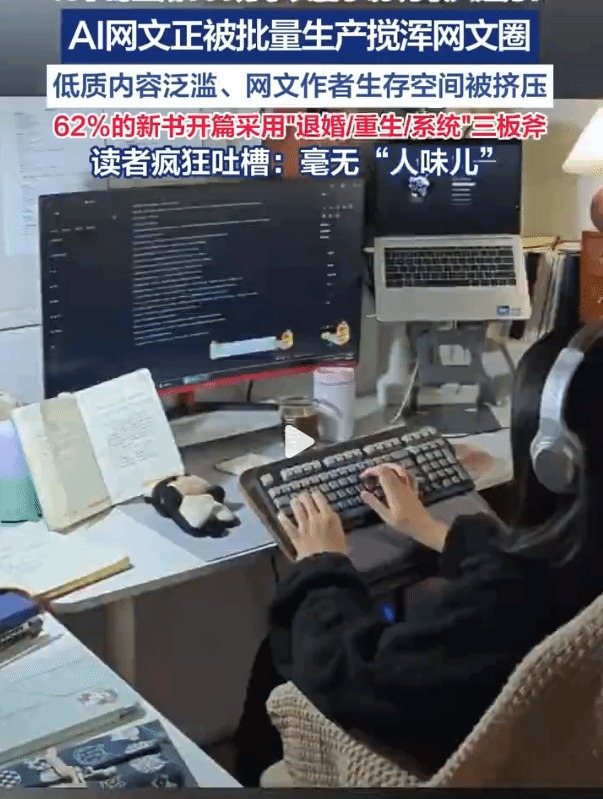 AI写作震动网文圈，传统作者遇生存压力，行业未来引深思