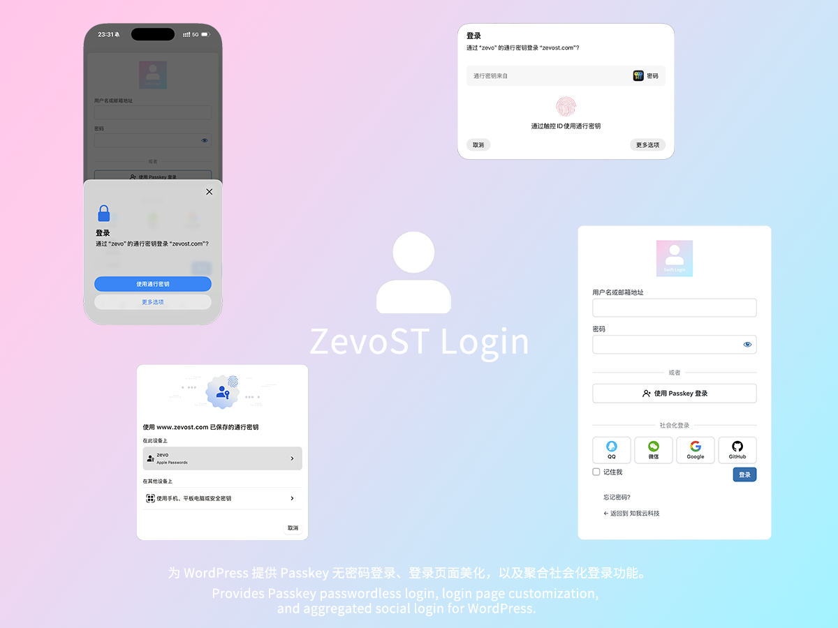 ZevoST Login（原Swift Login）