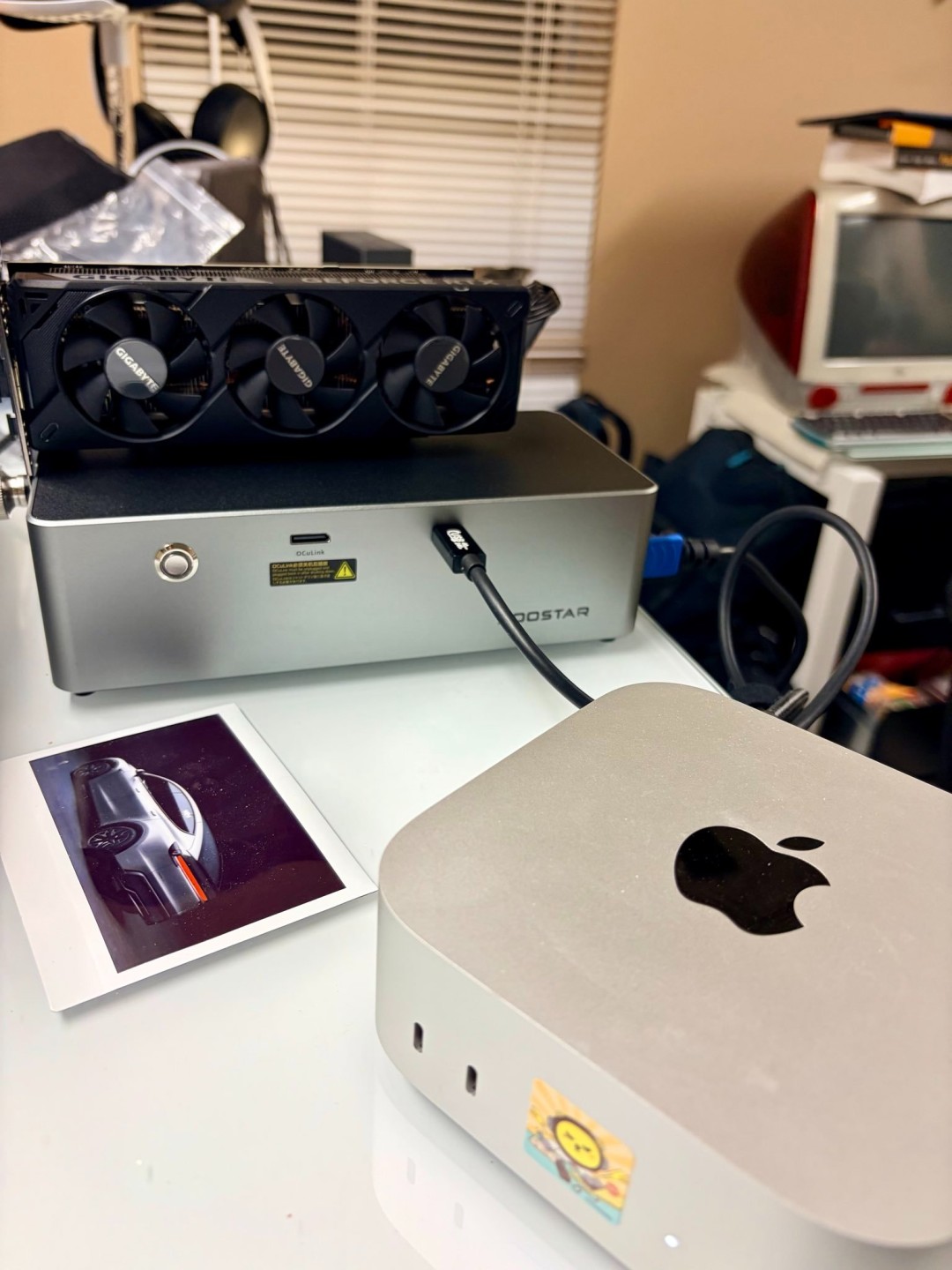 Mac mini外接RTX 50显卡：苹果官方支持，专为AI计算