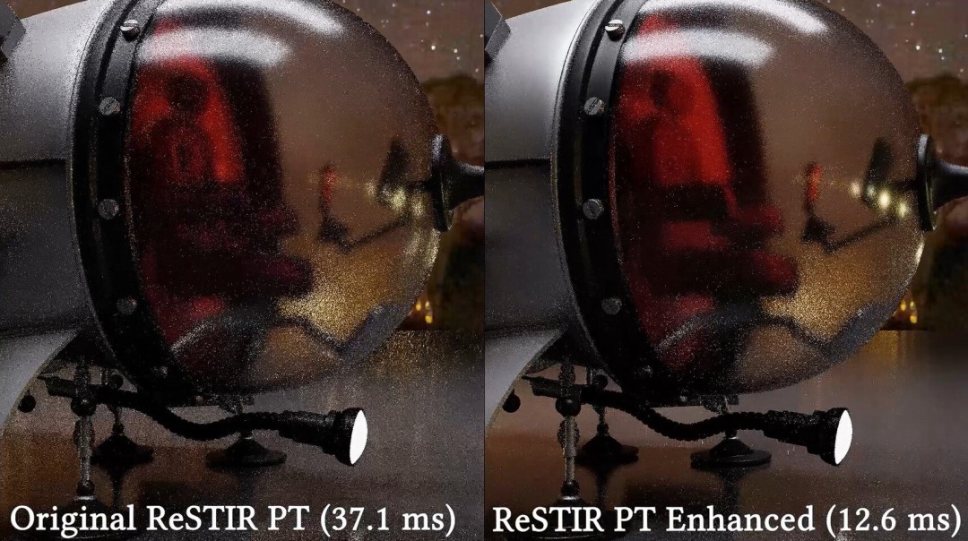 RTX显卡福音：新算法让光追性能翻倍，成本减半