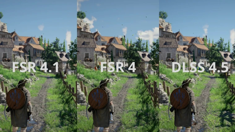 DLSS 4.5对FSR 4.1：盲测结果，谁画质更好