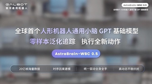 人形机器人通用小脑GPT发布，运控大模型参数8040万