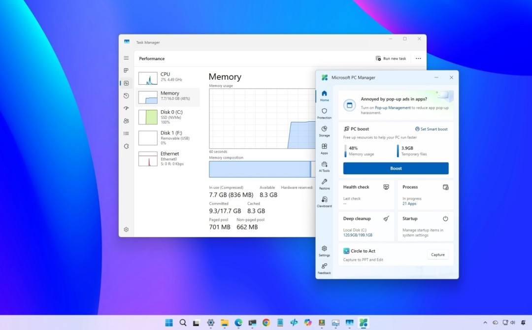 Win11内存占用高别慌，不用清理反而更快