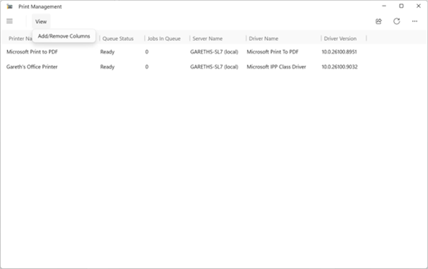 Windows 11打印管理工具大更新，旧界面被WinUI 3替换