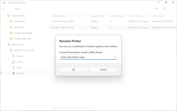 Windows 11打印管理工具大更新，旧界面被WinUI 3替换