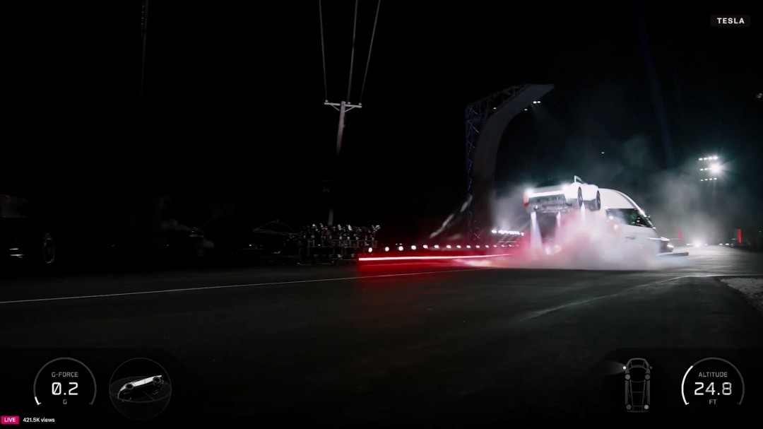 特斯拉新车能后空翻？0.8秒破百，马斯克称2028上市